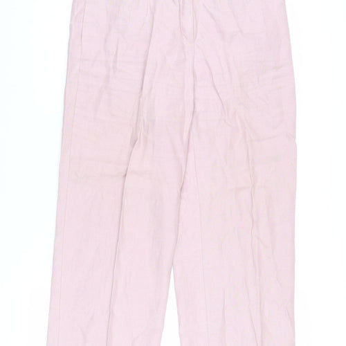 Caroline Biss Women's Pink Pleated Trousers