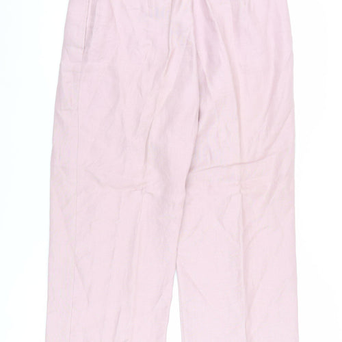 Caroline Biss Women's Pink Pleated Trousers
