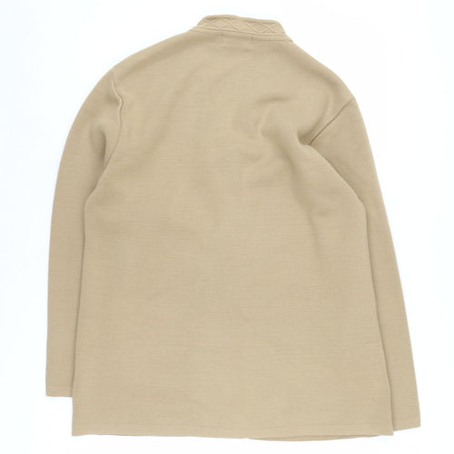 Bonmarché Women's Beige Cardigan M V-Neck Long Sleeve