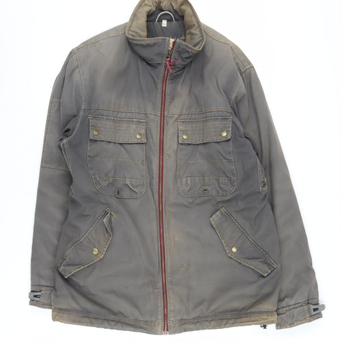 Joules Men's Brown Parka Jacket M