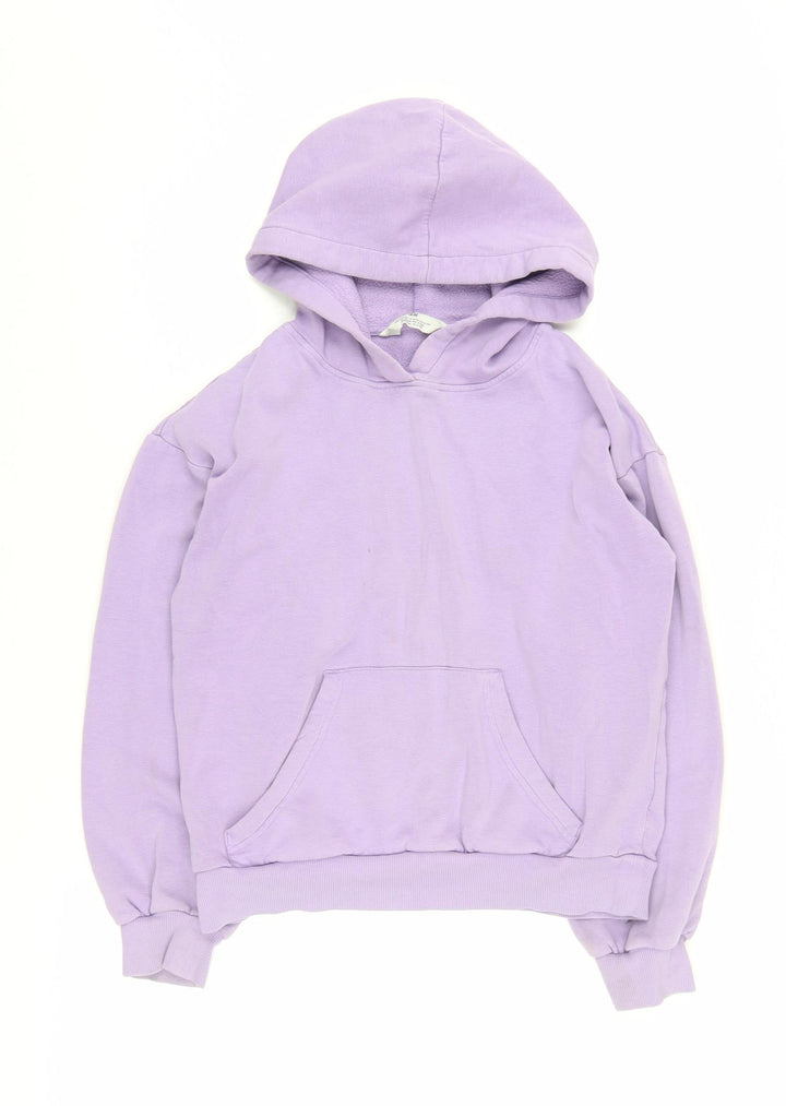 H&M Girls Purple Hoodie, Size 12-14 Years, Pullover Style