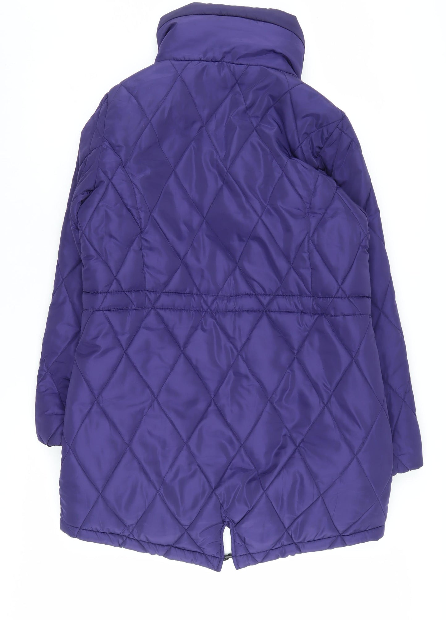 Marks and Spencer Women's Purple Quilted Jacket, Size 12