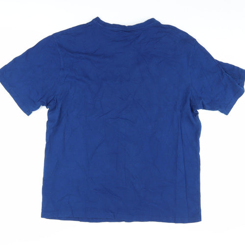 Peppa Pig Men's Blue Christmas T-Shirt Medium