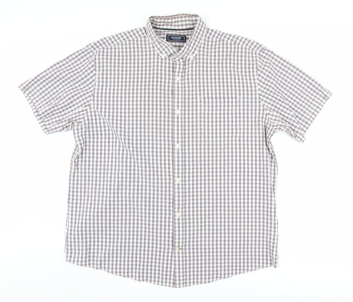 Maine New England Men's Multicoloured Check Shirt L