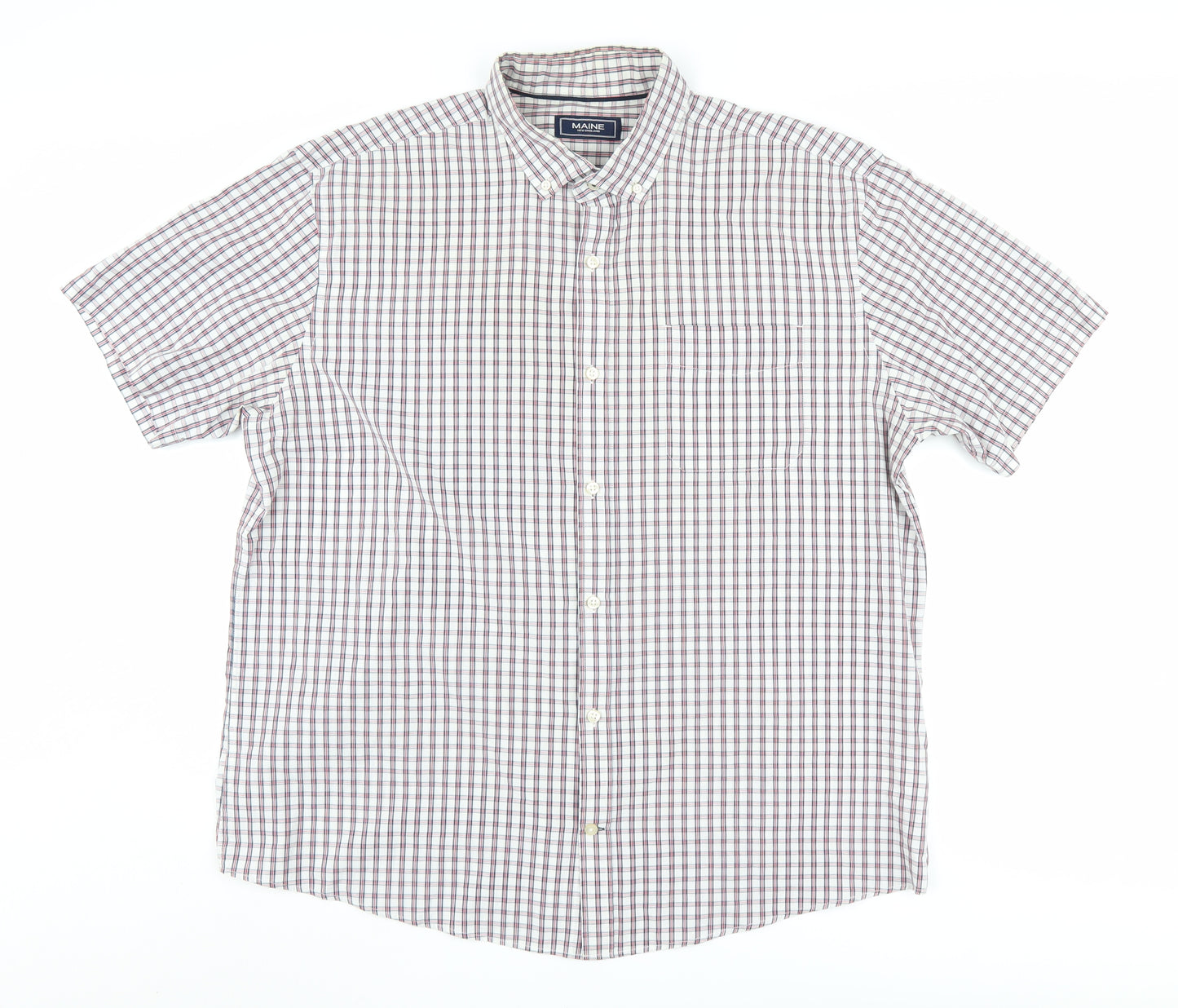 Maine New England Men's Multicoloured Check Shirt L