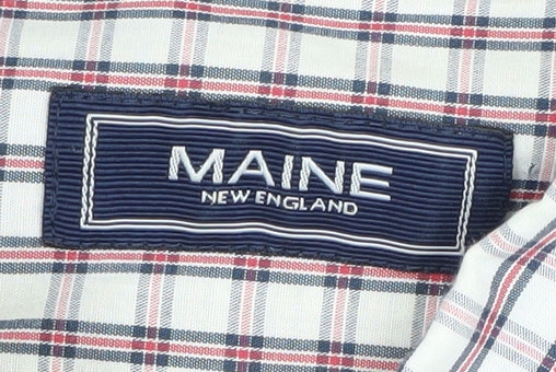 Maine New England Men's Multicoloured Check Shirt L