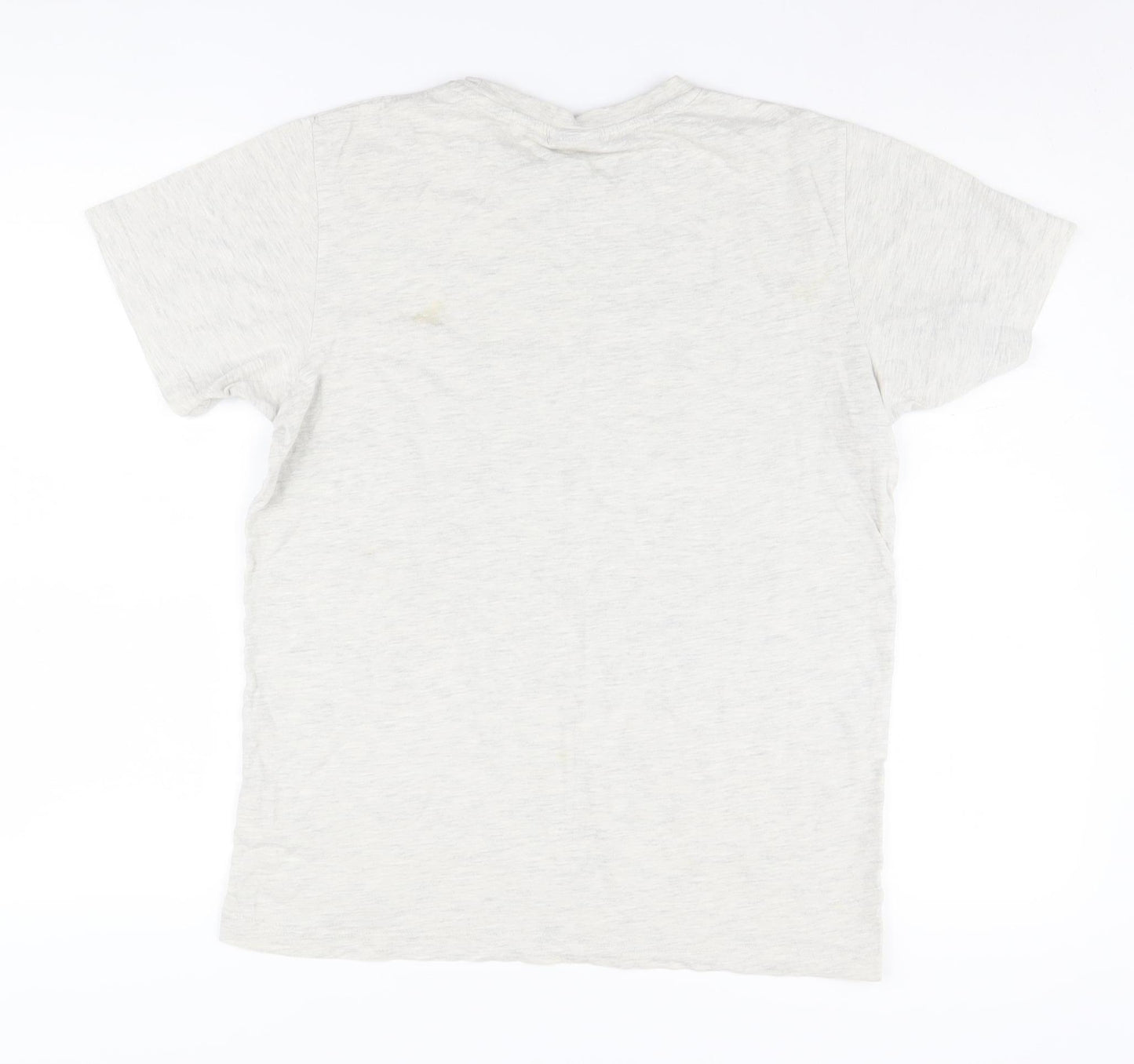 Ellesse Women's Ivory Cotton T-Shirt, Size 8