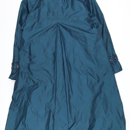 Marlbeck Women's Blue Long Overcoat Size 14