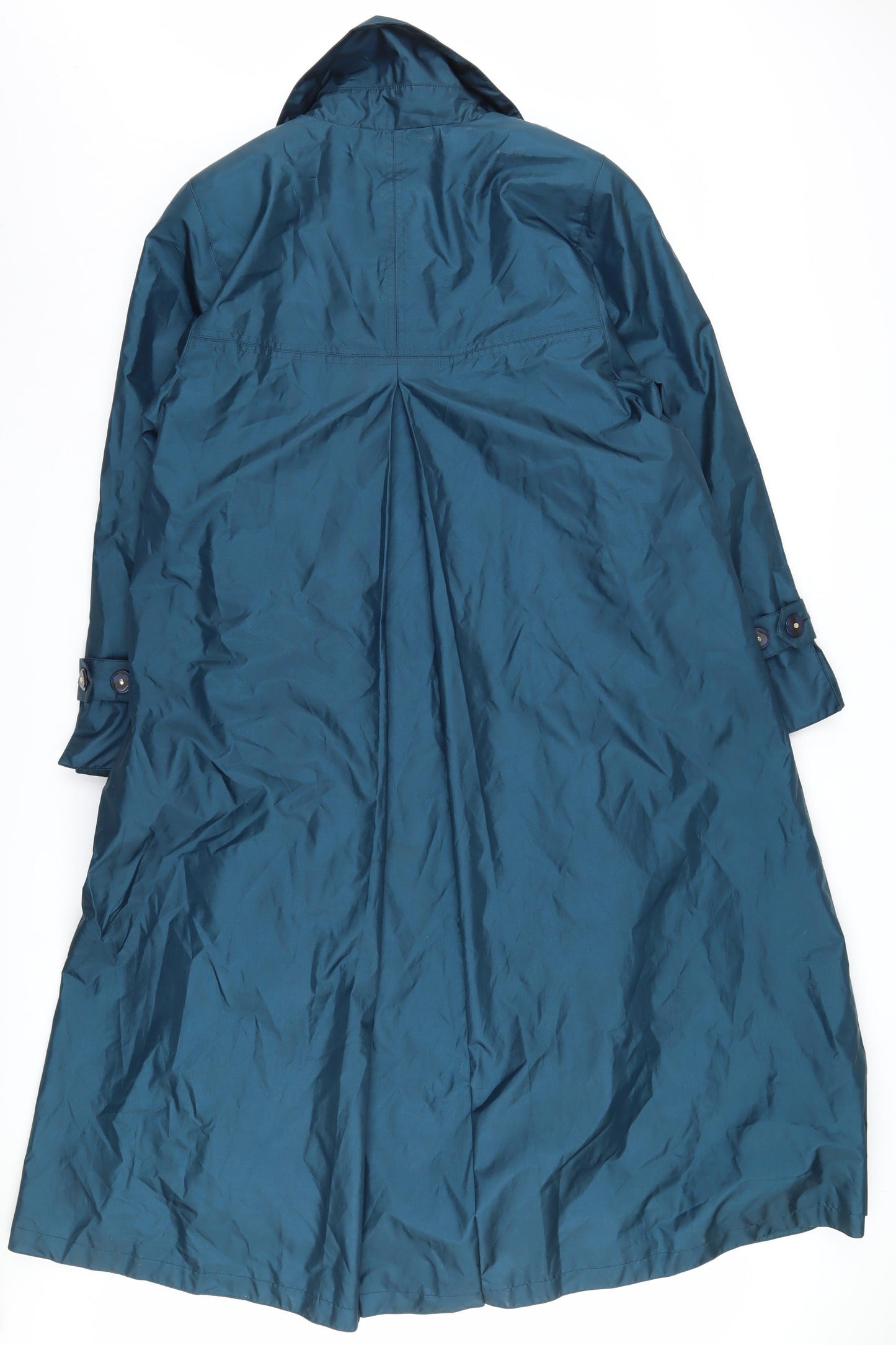Marlbeck Women's Blue Long Overcoat Size 14