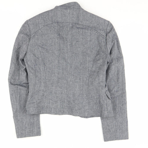 Marks and Spencer Women's Grey Blazer Size 12 Regular Fit