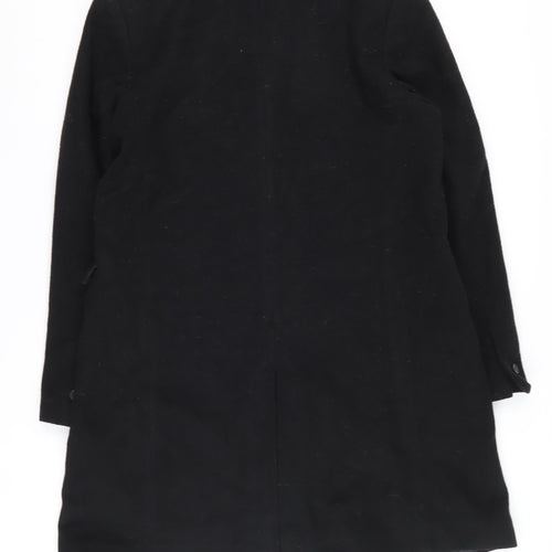 Bolongaro Trevor Women's Black Wool Overcoat, Size L