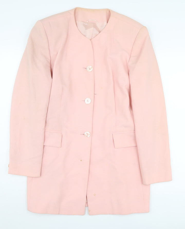 Hamells Women's Pink Suit Jacket, Size 14