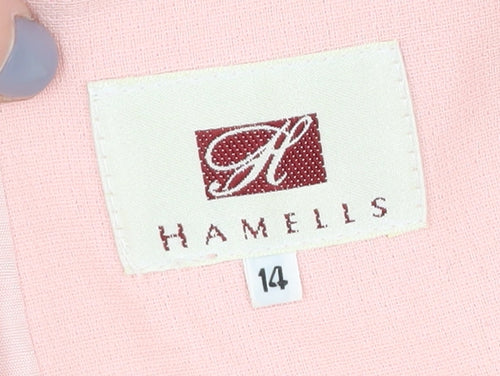 Hamells Women's Pink Suit Jacket, Size 14