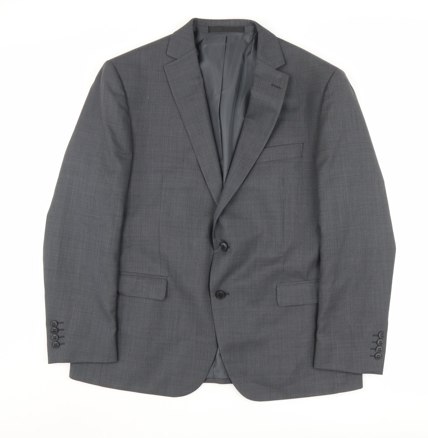 Marks and Spencer Grey Blazer, Men's, Size 44 Short