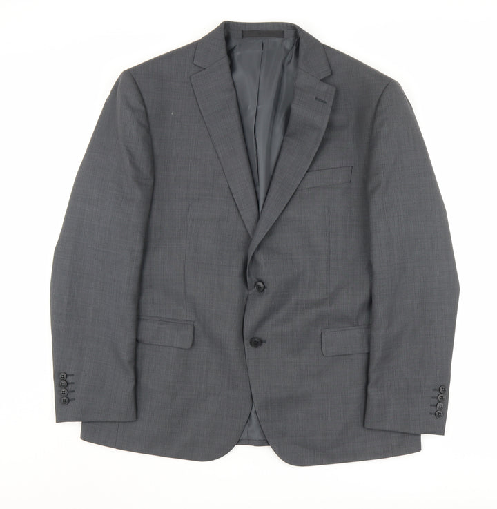 Marks and Spencer Grey Blazer, Men's, Size 44 Short