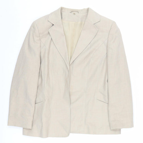 EWM Pure Classics Women's Beige Blazer Size 16