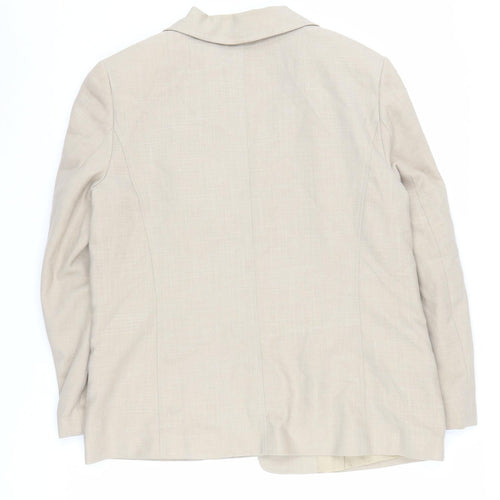 EWM Pure Classics Women's Beige Blazer Size 16