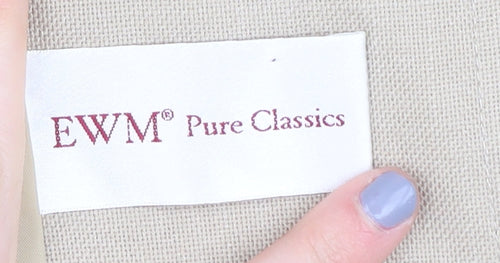 EWM Pure Classics Women's Beige Blazer Size 16