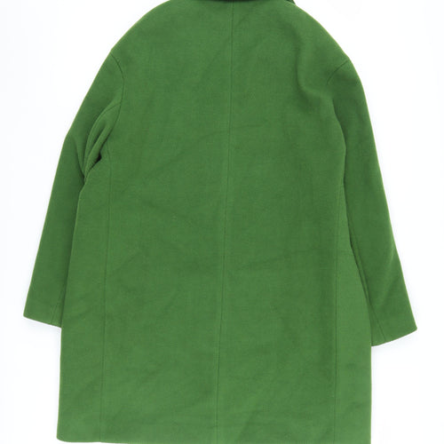 Marks and Spencer Women's Green Overcoat Size 16