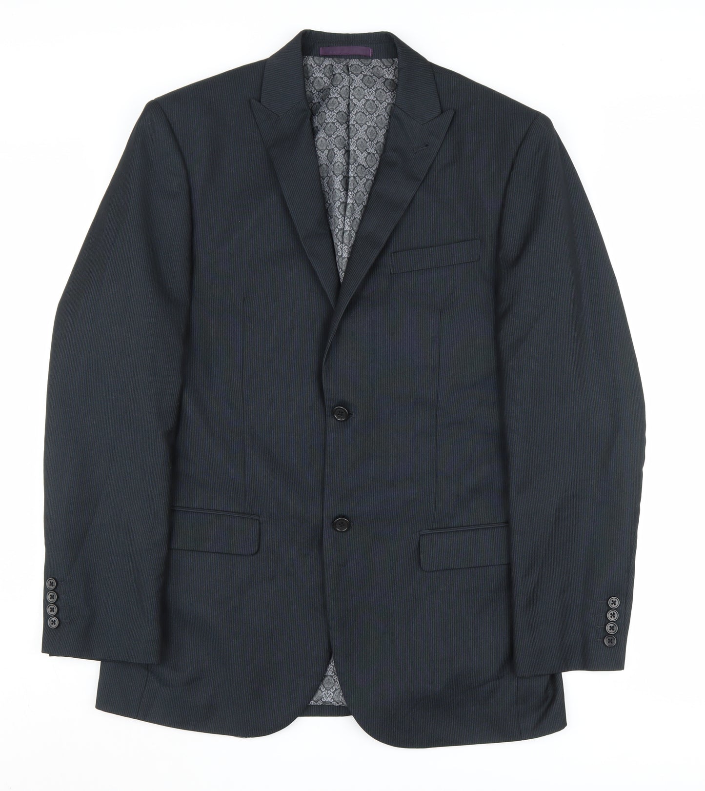 Greenwoods Men's Black Blazer, Size 40L