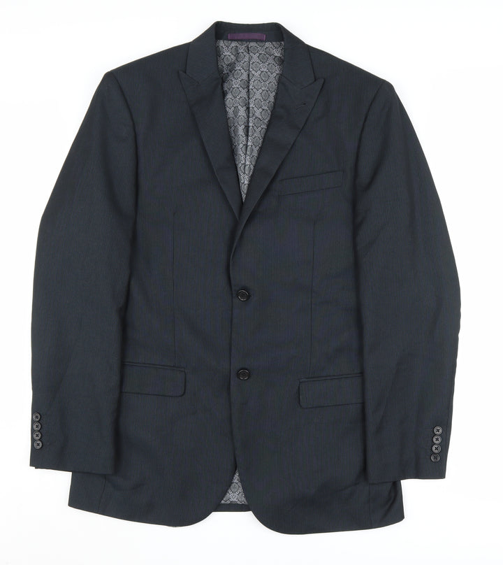 Greenwoods Men's Black Blazer, Size 40L
