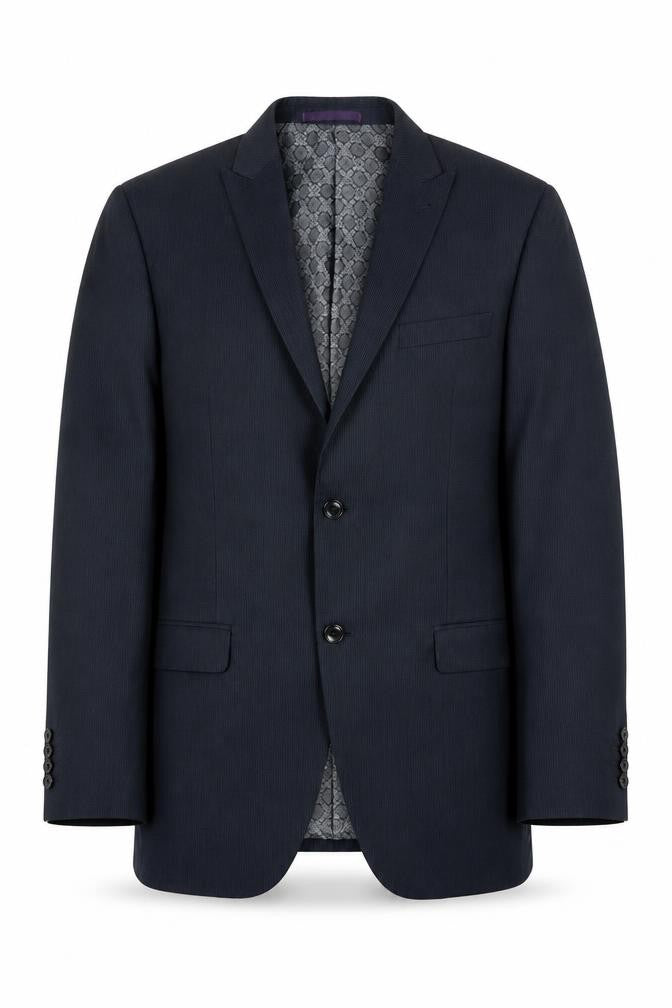 Front view of Greenwoods Men's Black Blazer, size 40L