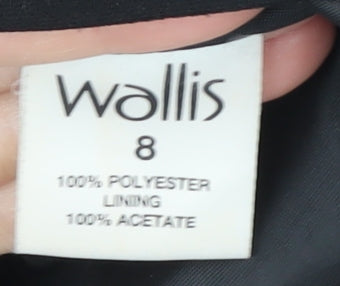 Wallis Women's Black Suit Jacket Petite Size 8