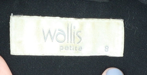 Wallis Women's Black Suit Jacket Petite Size 8