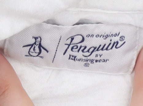 Penguin Men's White Pullover Hoodie XL