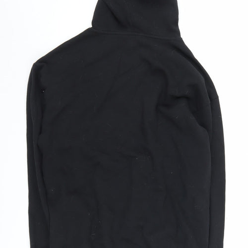 Black ASOS Women's Pullover Hoodie Size 4, Cotton Blend