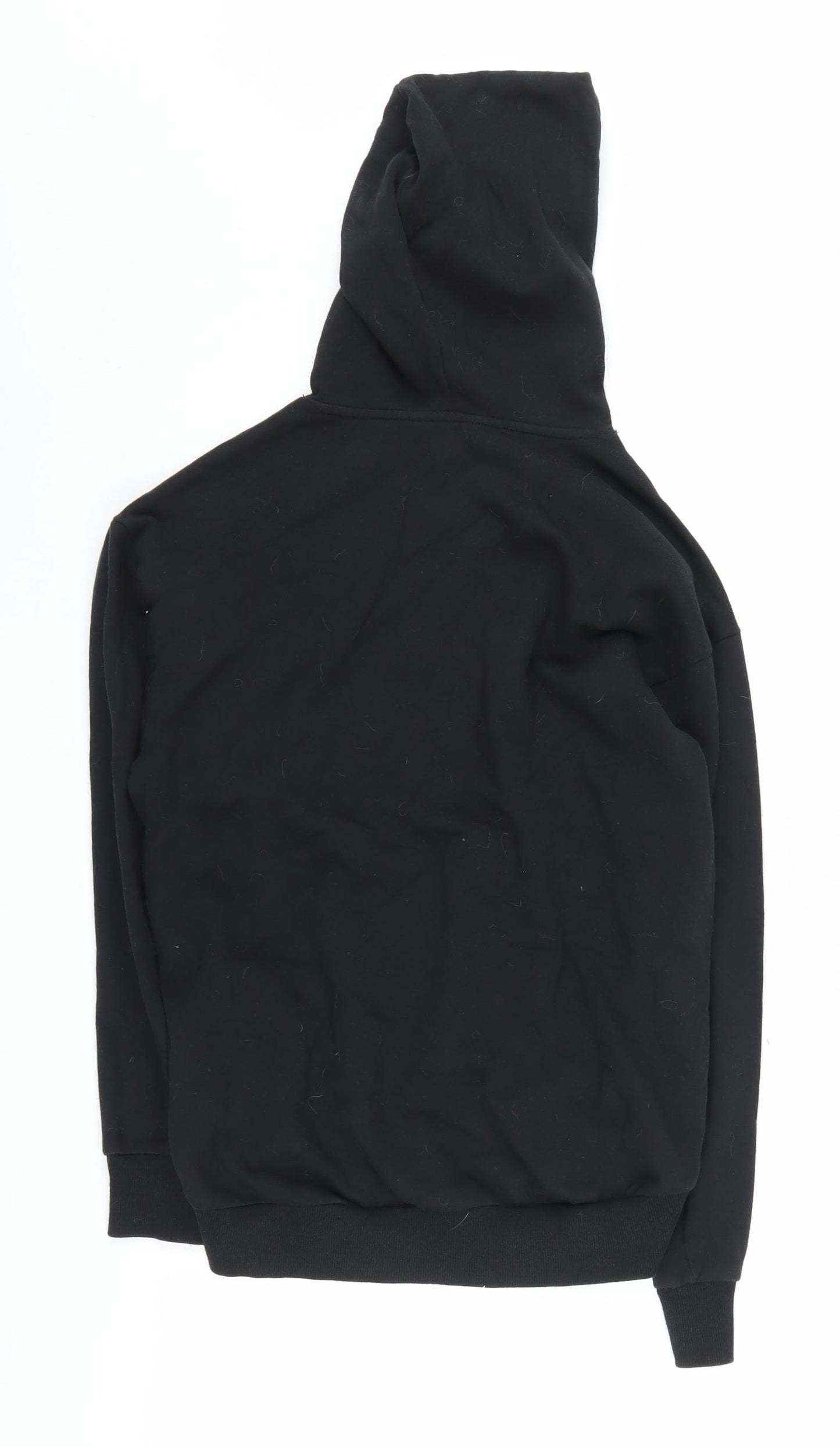 Black ASOS Women's Pullover Hoodie Size 4, Cotton Blend