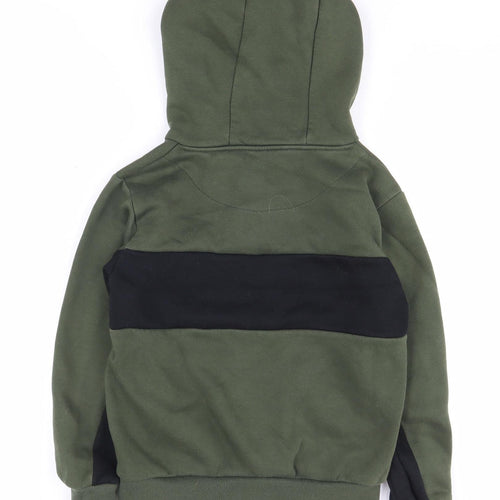 Fila Boys Green Pullover Hoodie 10-11 Yrs - Logo Graphic