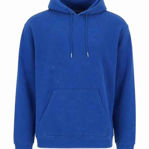 Sustainable Clothing Essentials Blue Pullover Hoodie, Unisex XL - Cotton Blend