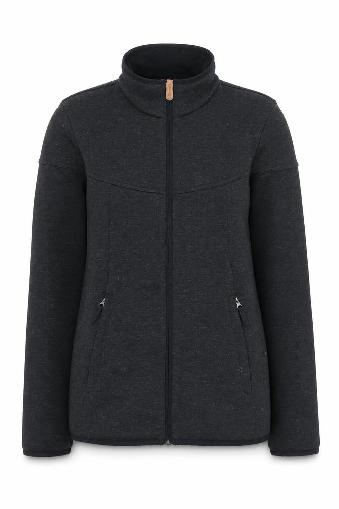 Front view of Decathlon Women's Black Slim Fit Basic Jacket S