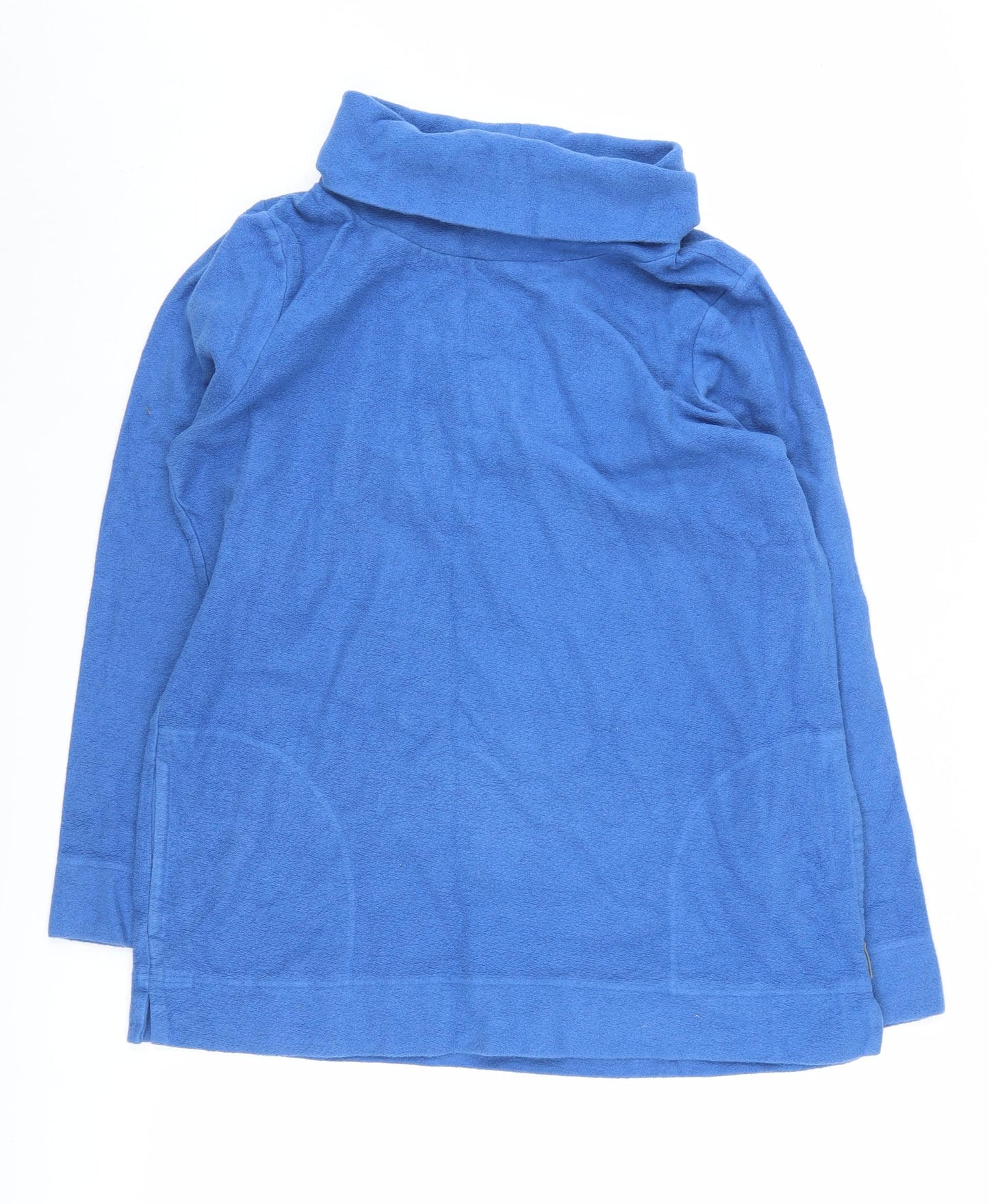 Roama Women's Blue Roll Neck Jumper Size 14