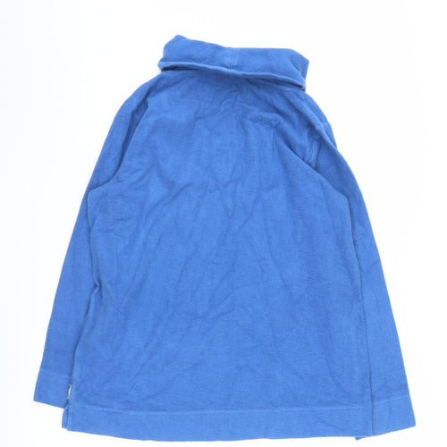 Roama Women's Blue Roll Neck Jumper Size 14