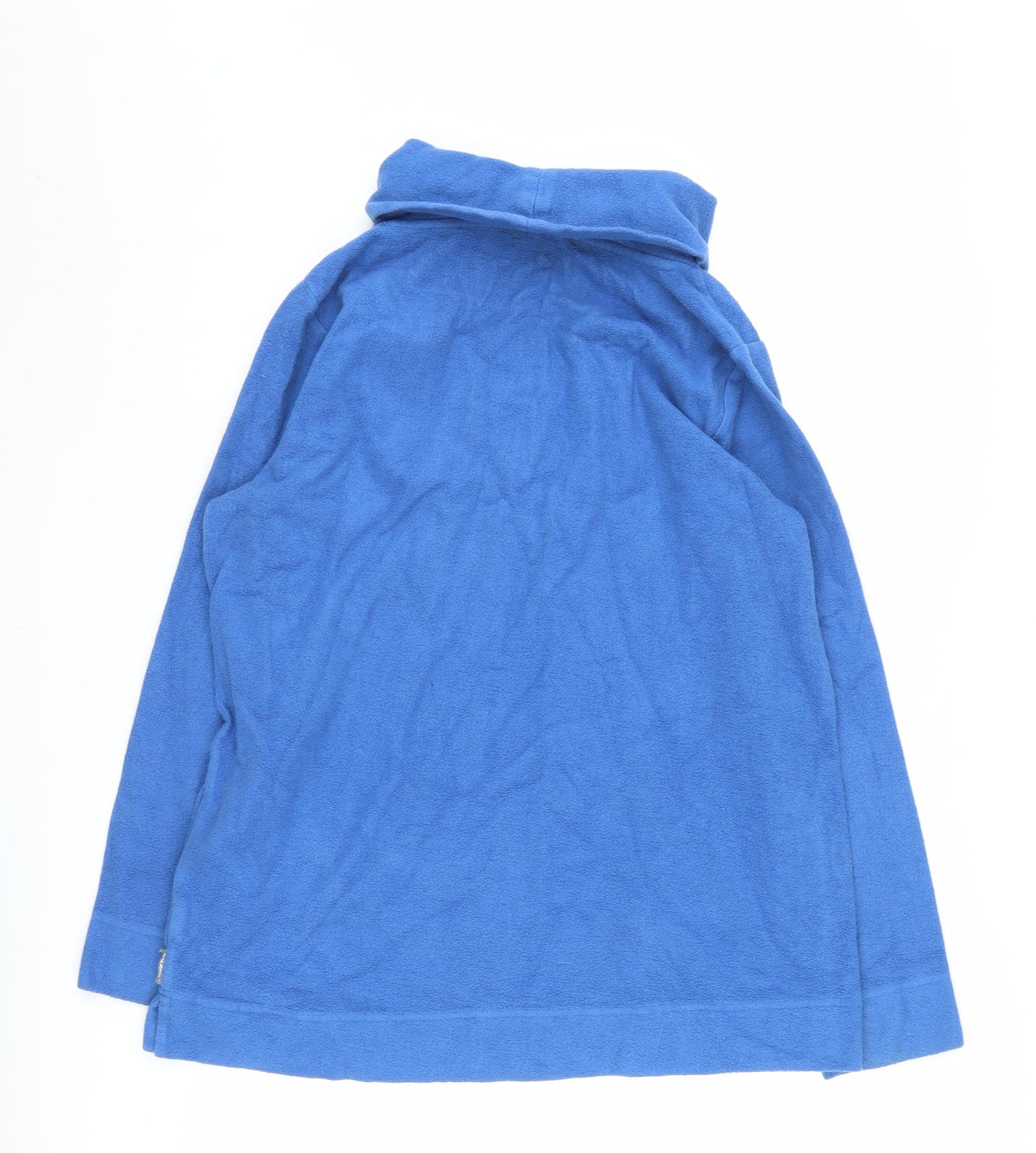 Roama Women's Blue Roll Neck Jumper Size 14