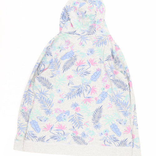 Country Rose Women's Multicoloured Floral Full Zip Hoodie M