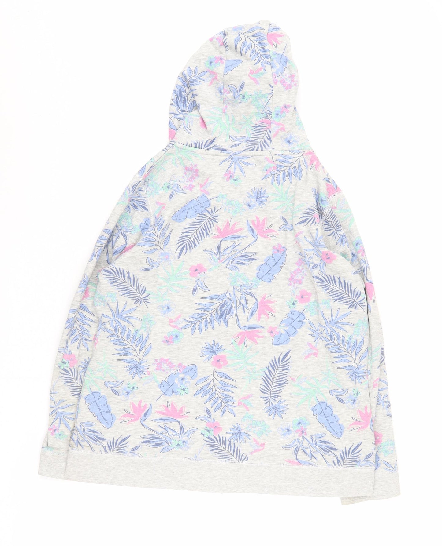 Country Rose Women's Multicoloured Floral Full Zip Hoodie M