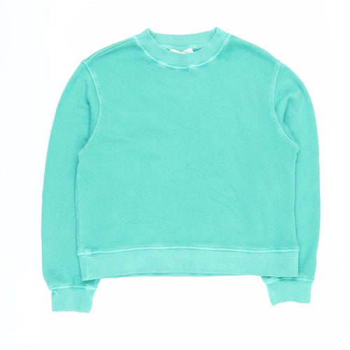 Per Una Women's Green Crew Neck Sweatshirt M