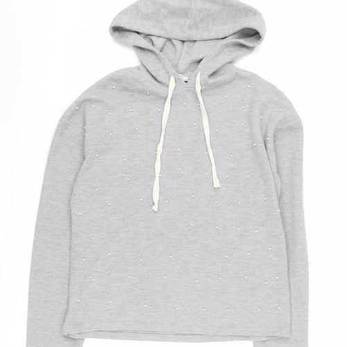 Zara Women’s Grey Pullover Hoodie, Size 26