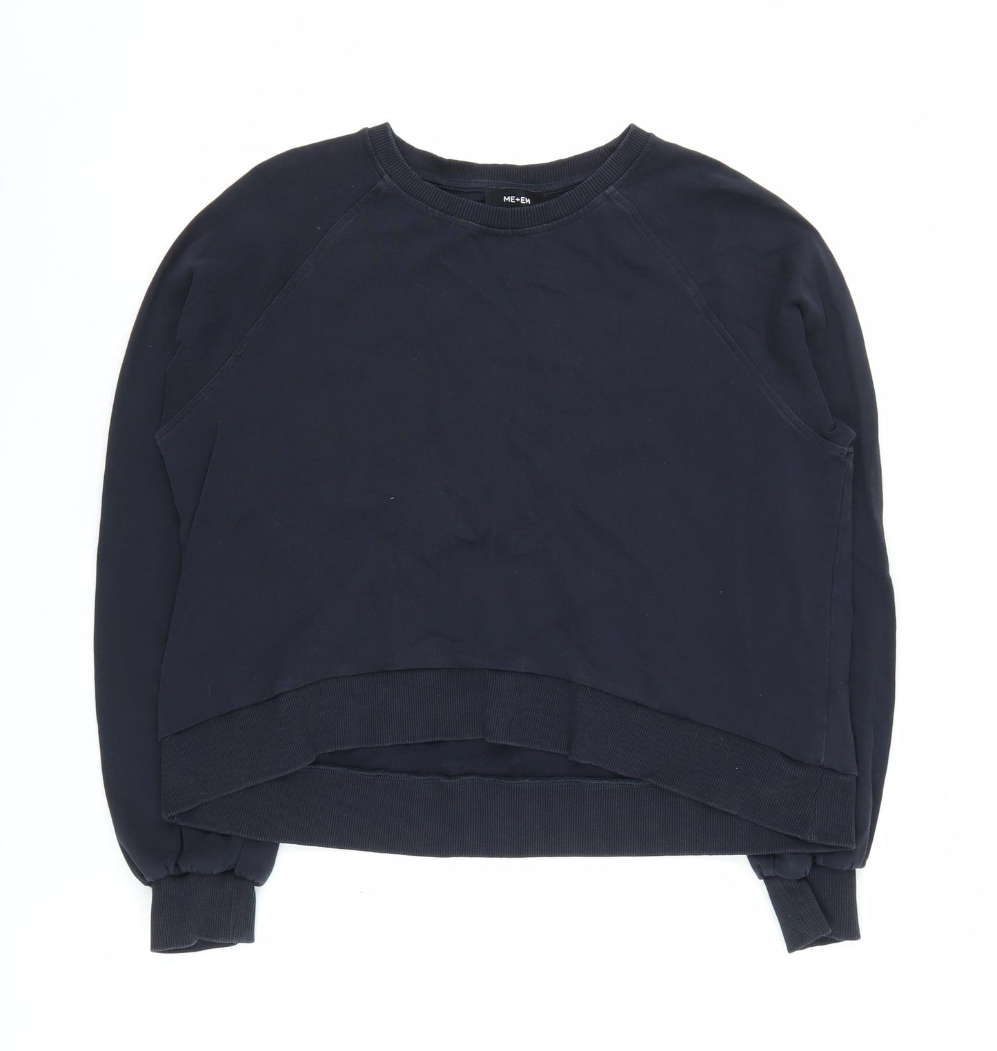 ME+EM Women's Black Sweatshirt - L, Pullover, Crew Neck