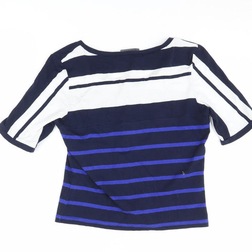 AirField Women's Multicoloured Striped Button-Up, Size 10