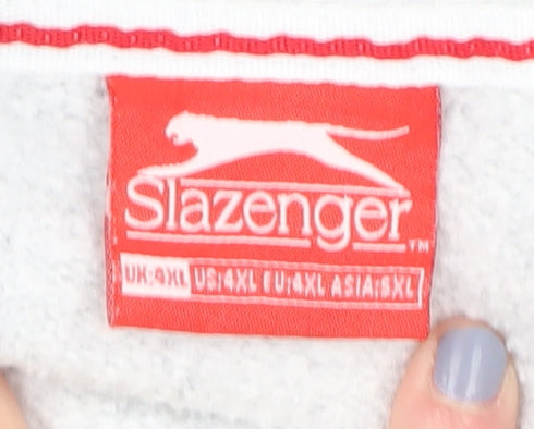 Slazenger Men's Grey Full Zip Hoodie 9XL