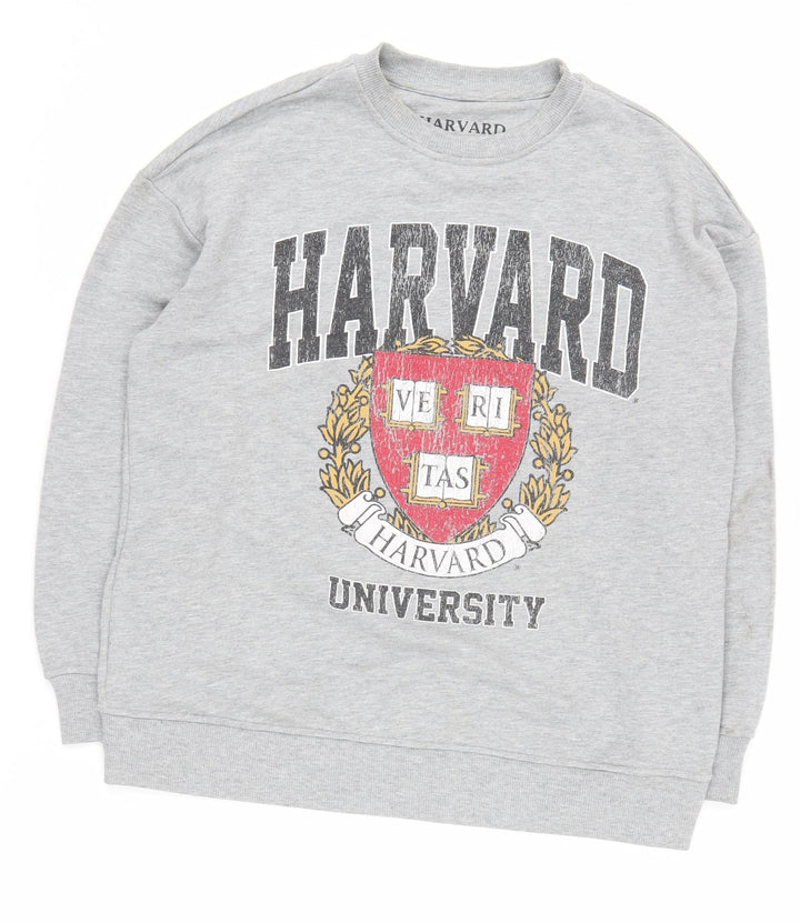 Very Unisex Adults Grey Harvard Sweatshirt, M, Pullover