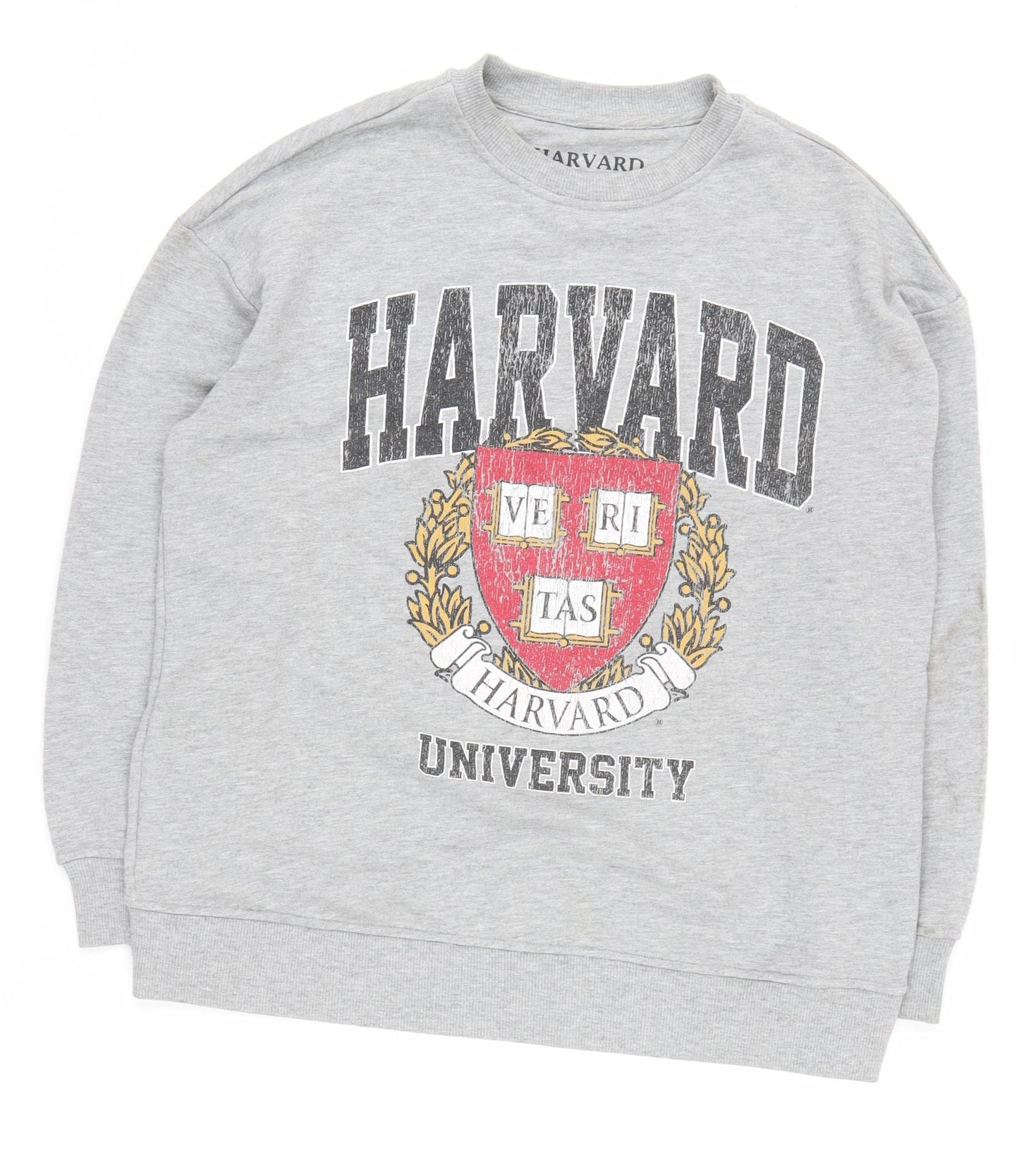Very Unisex Adults Grey Harvard Sweatshirt, M, Pullover