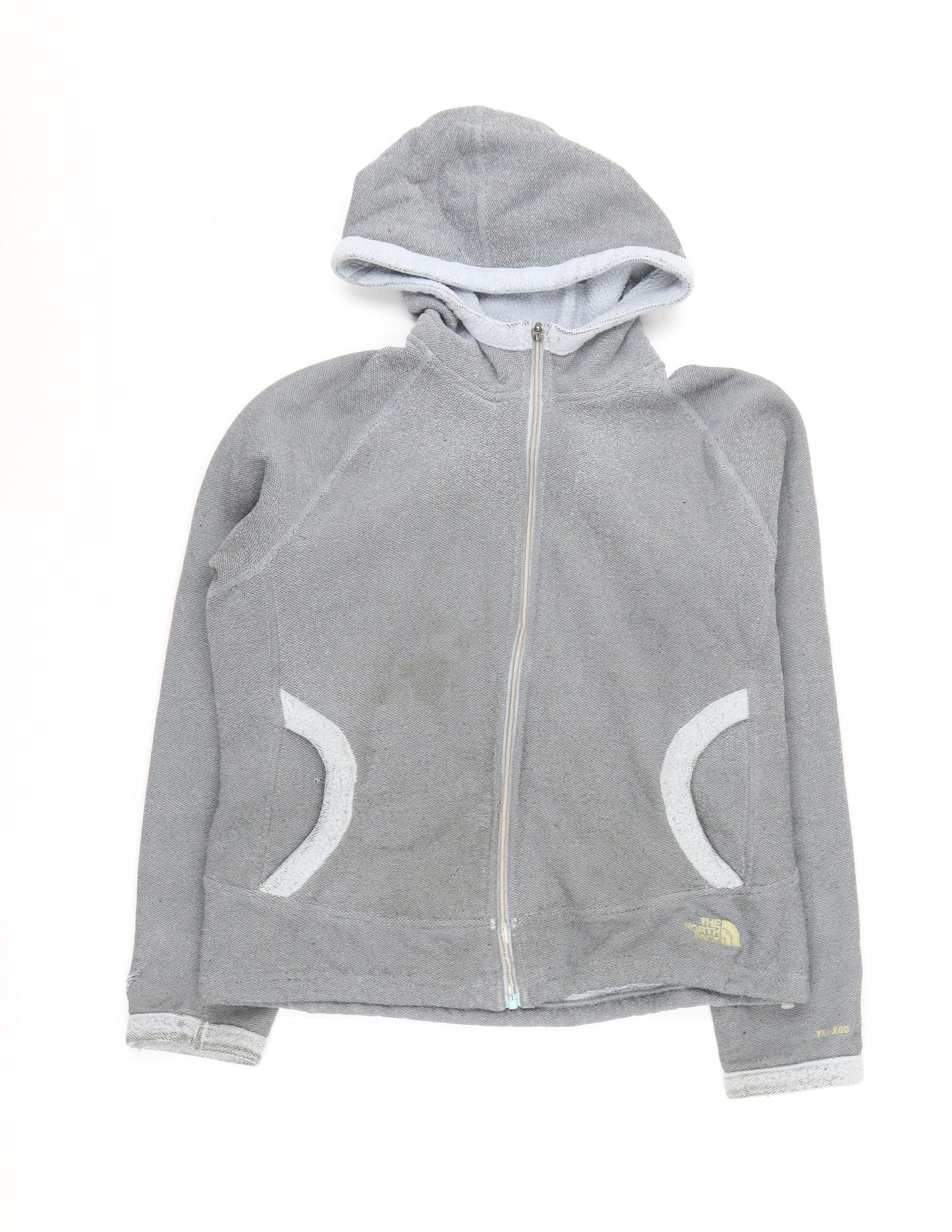 The North Face Women's Grey Fleece Jacket Size L Outdoor