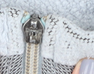 The North Face Women's Grey Fleece Jacket Size L Outdoor