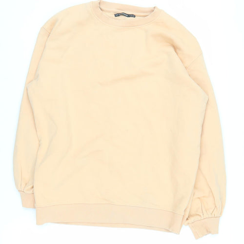 Threadbare Women's Beige Crew Neck Sweatshirt Size 12