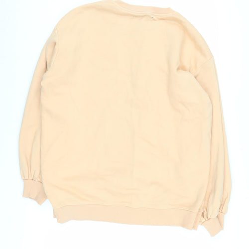 Threadbare Women's Beige Crew Neck Sweatshirt Size 12
